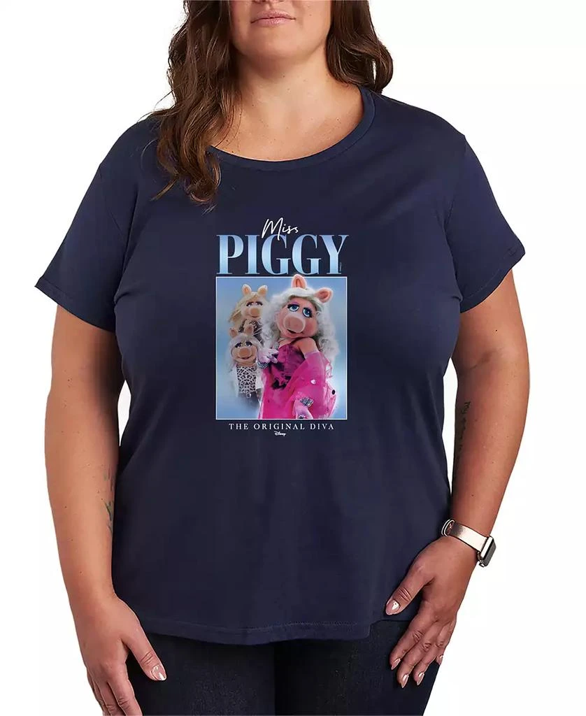 Hybrid Apparel Plus Size the Muppets Miss Piggy Original Diva Short-Sleeve Graphic T-Shirt