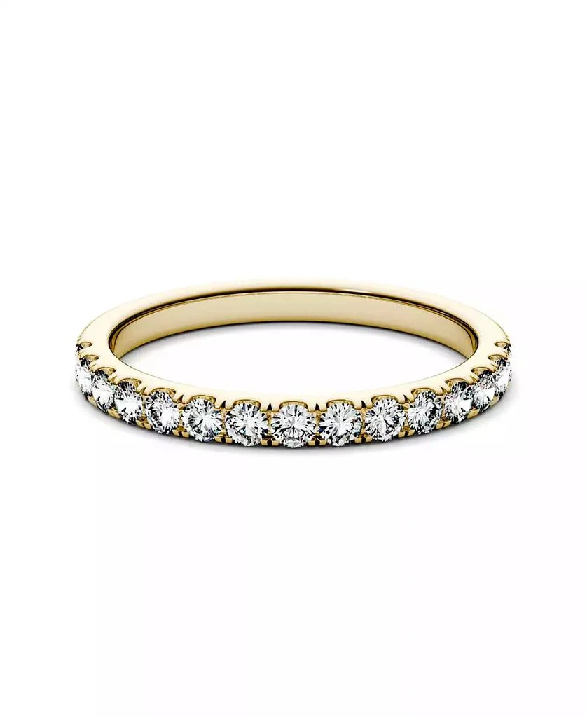 Charles & Colvard Moissanite Wedding Band (3/8 ct. t.w. Diamond Equivalent) in 14k White or Yellow Gold 3