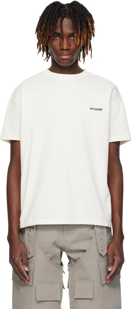 We11done Off-White Mini Logo T-shirt 1