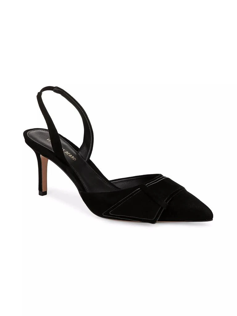 VERONICA BEARD Lisbeth 70MM Suede Slingback Pumps 2