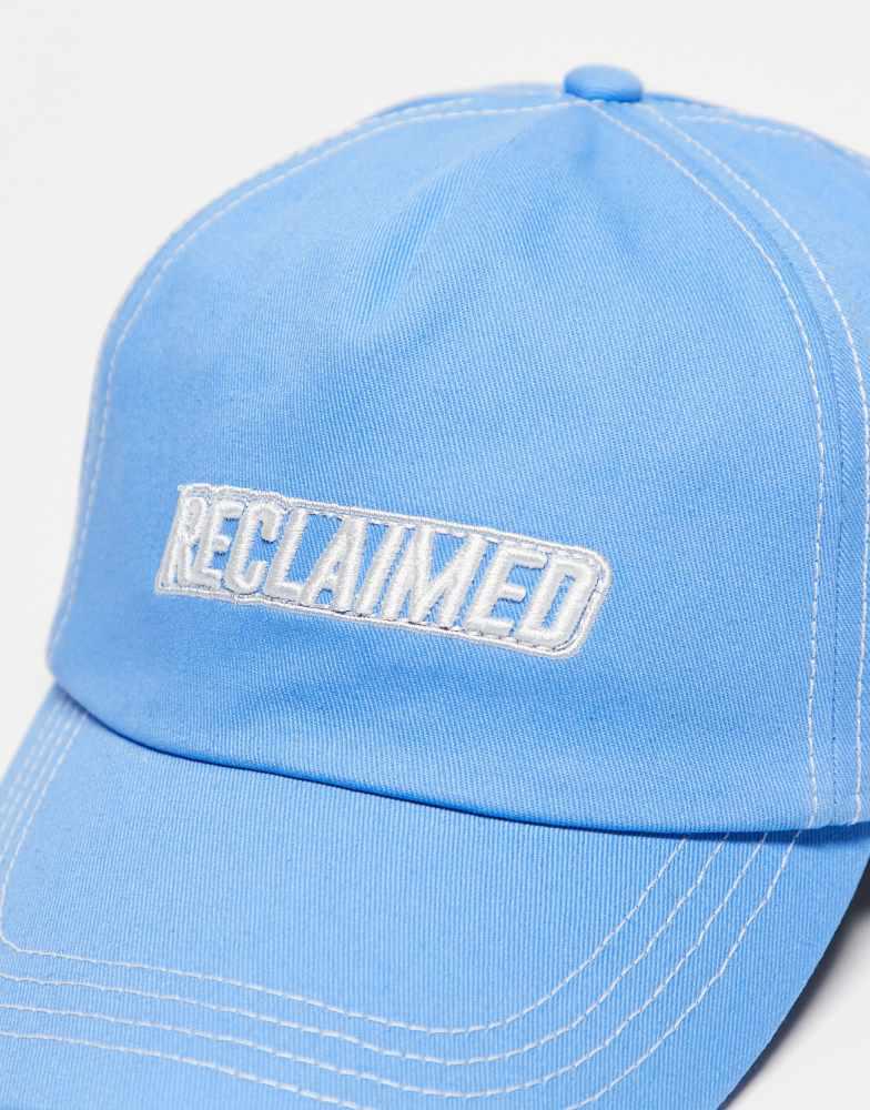 Reclaimed Vintage Reclaimed Vintage unisex logo cap in blue