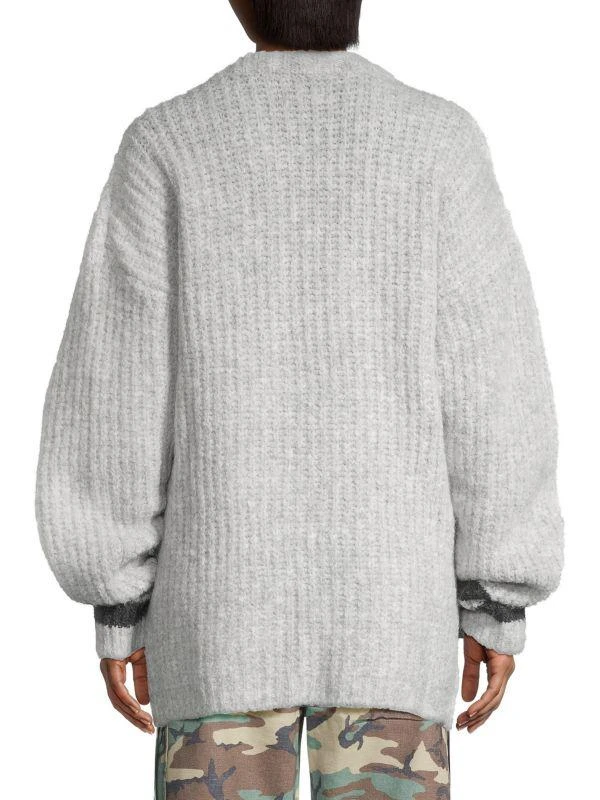 ERL Hurt Lover Wool-Blend V-Neck Sweater 4
