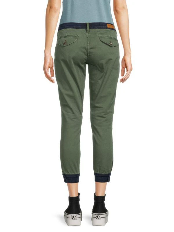 Etienne Marcel Two Tone Cropped Joggers 2