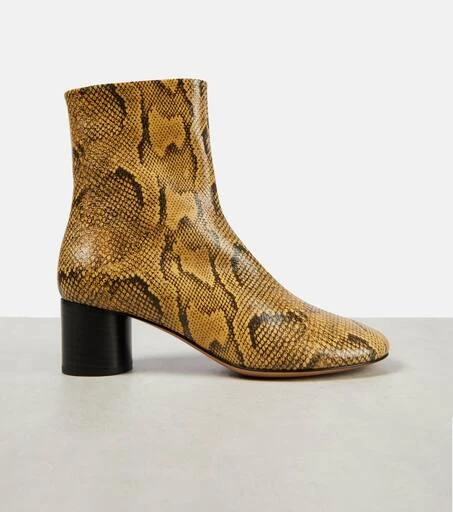 Isabel Marant Laeden leather ankle boots 6