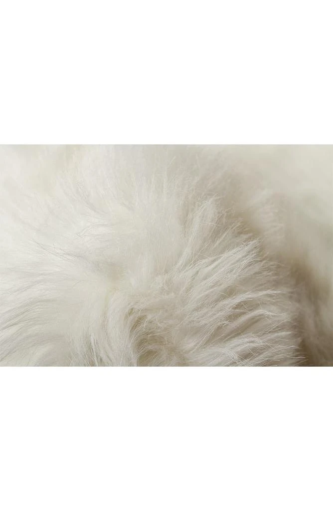LUXE Faux Fur Hudson Rectangular Rug - 2ft x 3ft - Off White 5