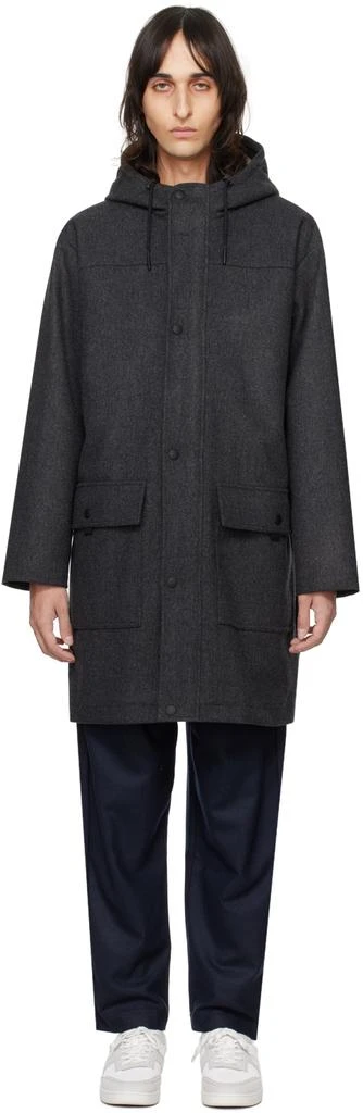 A.P.C. Gray Dave Coat 1
