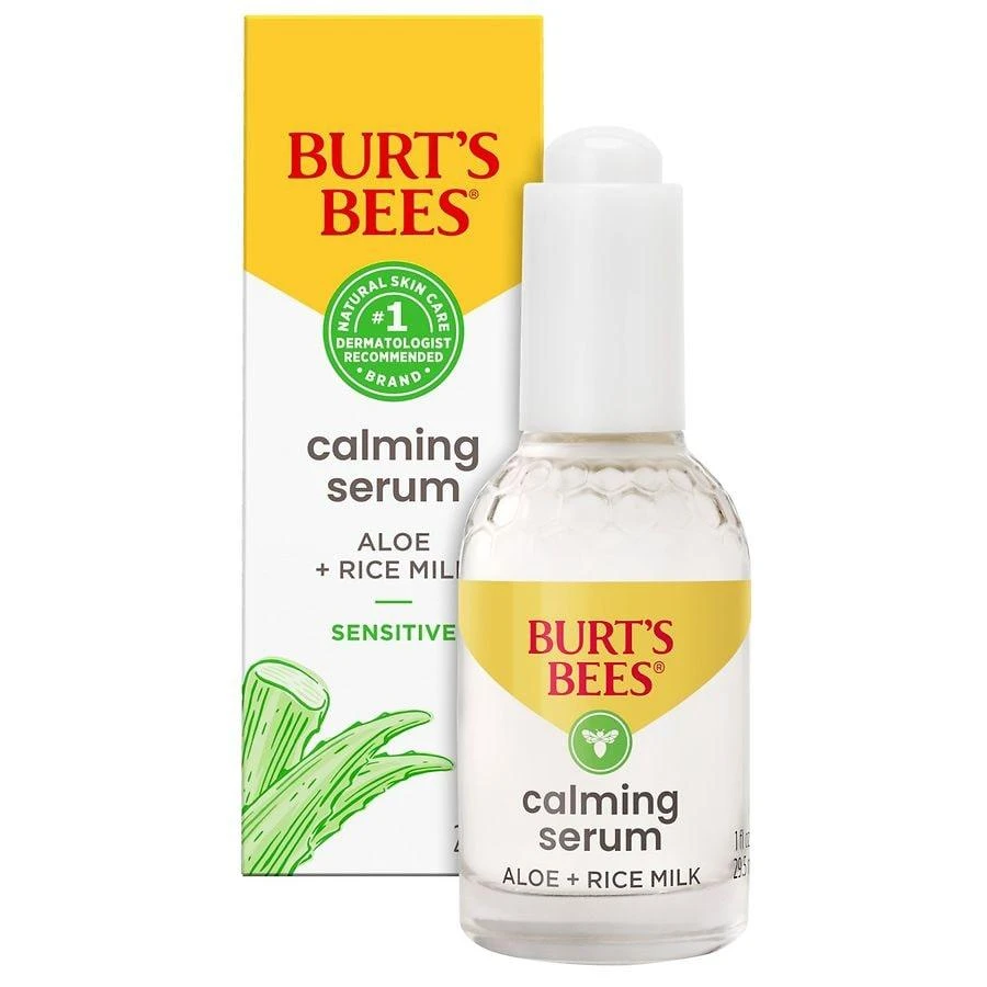 Burt's Bees Calming Serum with Aloe and Rice Milk for Sensitive Skin 1