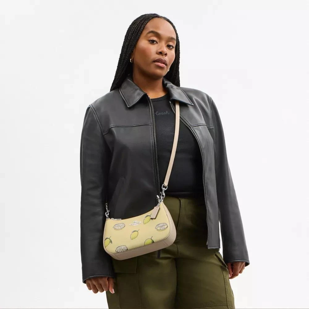 Coach Teri Shoulder Bag With Lemon Print 4