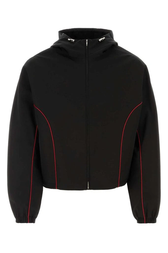 Salvatore Ferragamo Ferragamo Zip-Up Drawstring Jacket 1
