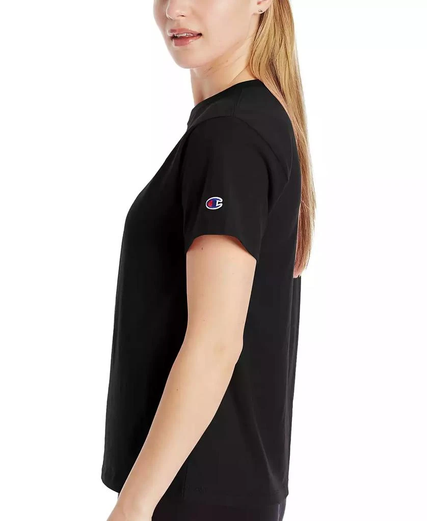 CHAMPION Women's Cotton Classic Crewneck Logo T-Shirt 3