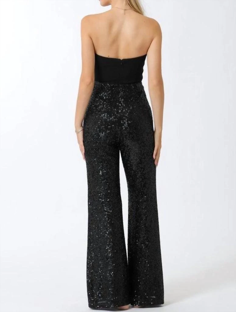 Aakaa Aakaa - Isabelle Sequin Pants Detail Jumpsuit 2