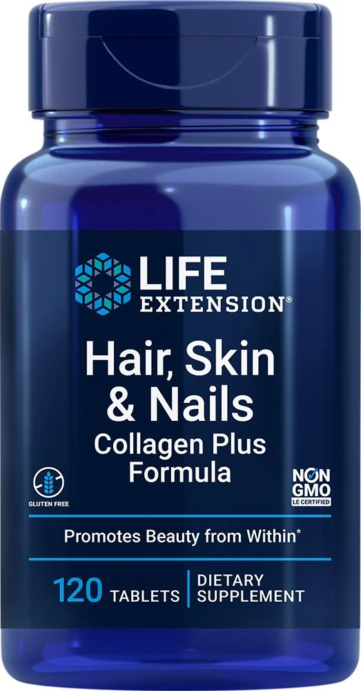 Life Extension Life Extension Hair, Skin & Nails Collagen Plus Formula (120 tablets) 1
