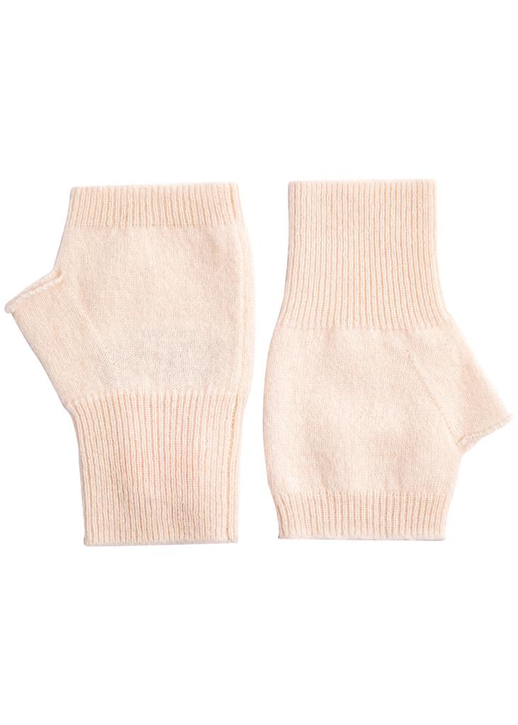 CRUSH CASHMERE Winnie fingerless cashmere gloves