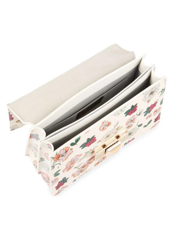 Furla Floral Leather Top Handle Bag 3