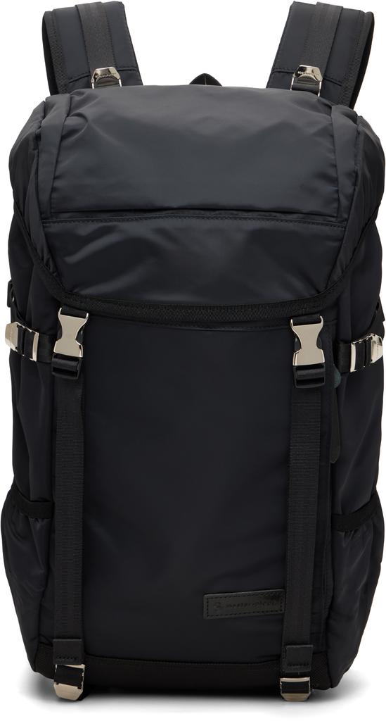 master-piece Black Lightning Flap Backpack