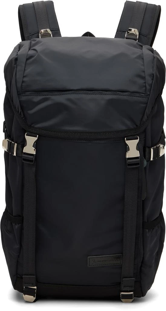 master-piece Black Lightning Flap Backpack 1