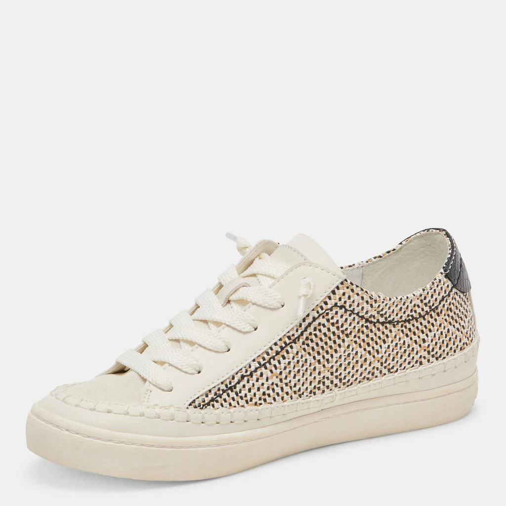 Dolce Vita Zolen Sneakers Black Natural Raffia 4