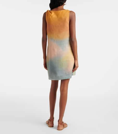 Staud Boa linen minidress 3