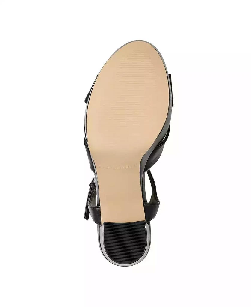 Marc Fisher Women's Deren High Block Heel Platform Sandals 5