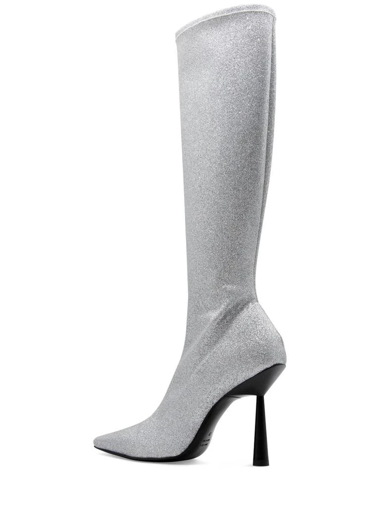 GIA BORGHINI 100mm Rosie 8 Glittered Boots 3