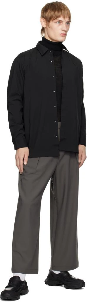DESCENTE Gray Tech Regular Trousers 4