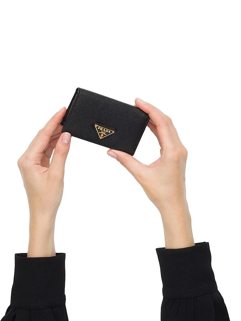 Prada Saffiano Leather Card Holder 4