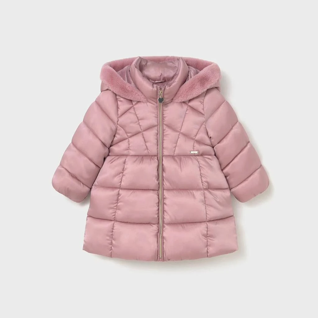 Mayoral Kid
s Long Coat In Pink