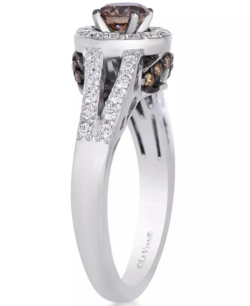 Le Vian Chocolate Diamond (0.54 ct. t.w.)
Vanilla Diamond (0.45 ct. t.w.) Bridal Ring in 14k Vanilla Gold 3