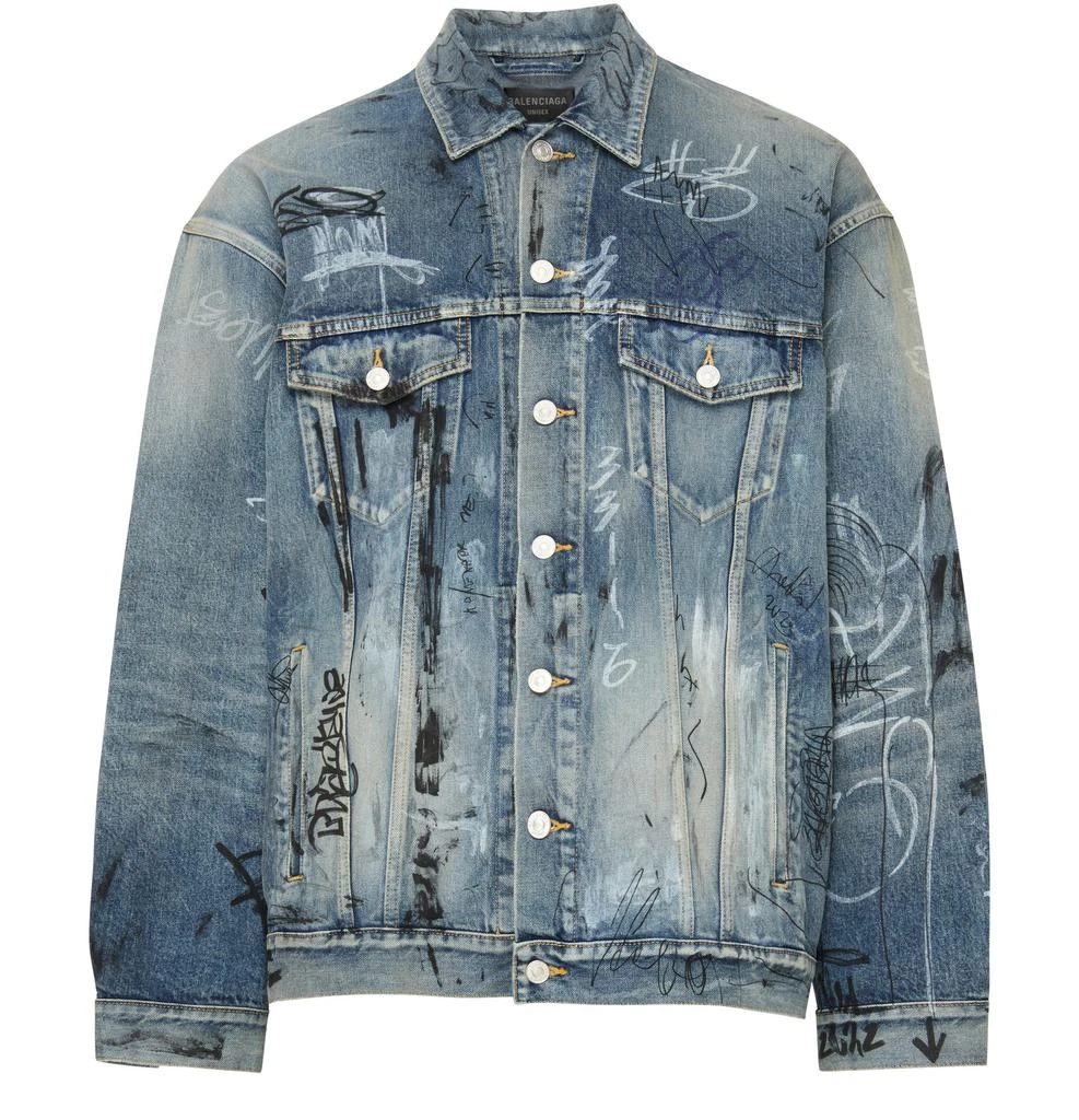 Balenciaga Graffiti Oversized Jacket 2