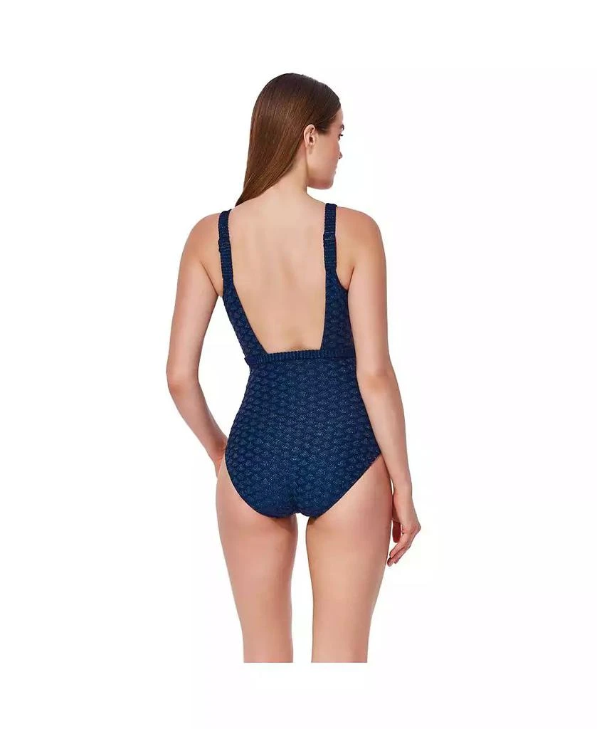 Gottex Women
s Scaled Up Surplice Knit One Piece 3