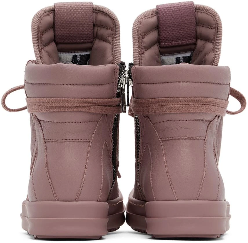 Rick Owens Kids Pink Geobaskets Sneakers 2