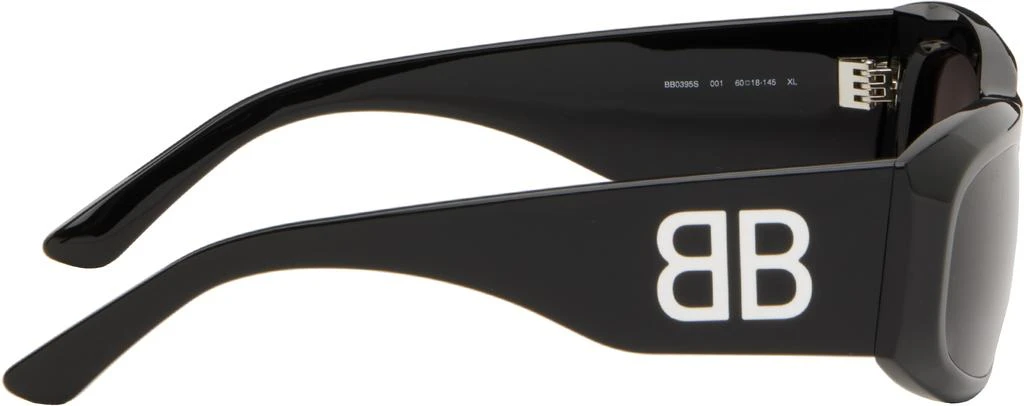 Balenciaga Black Signature Square Af Sunglasses 2