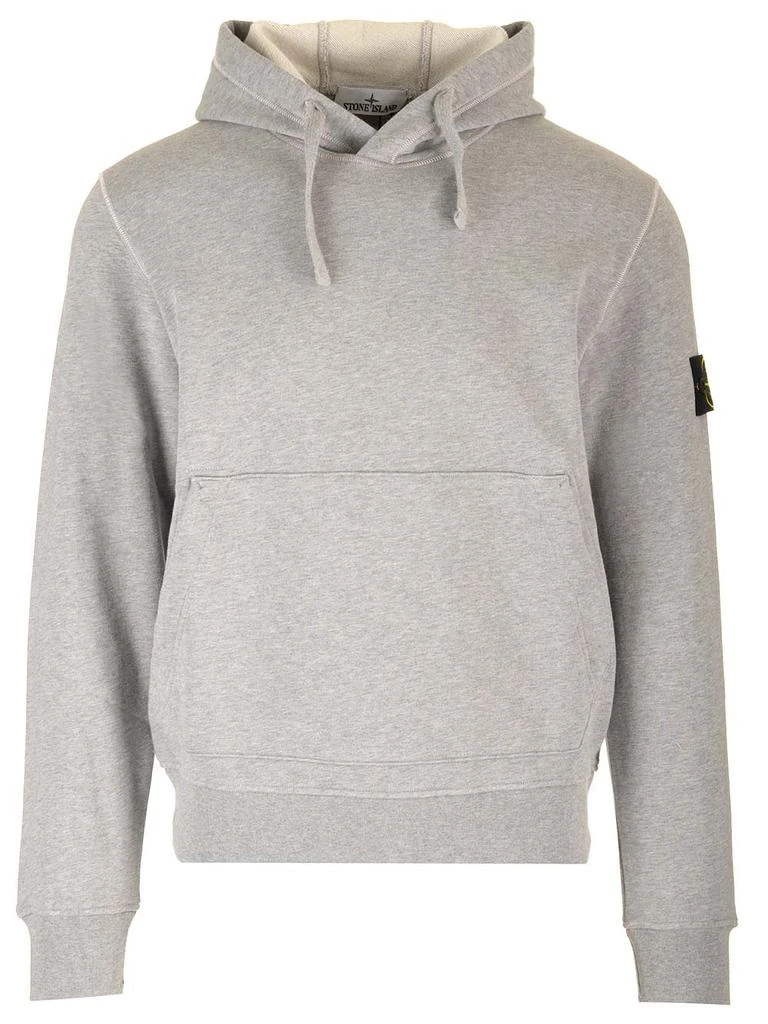 Stone Island Grey Hoodie 1