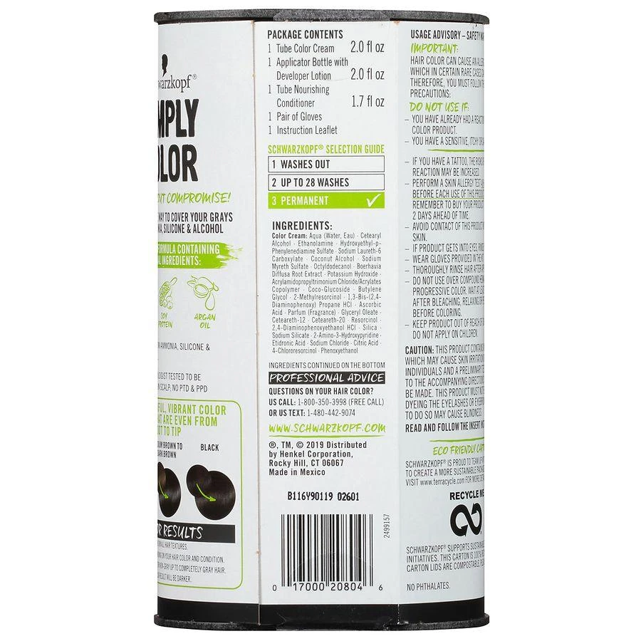 Schwarzkopf Simply Color Permanent Hair Color 2