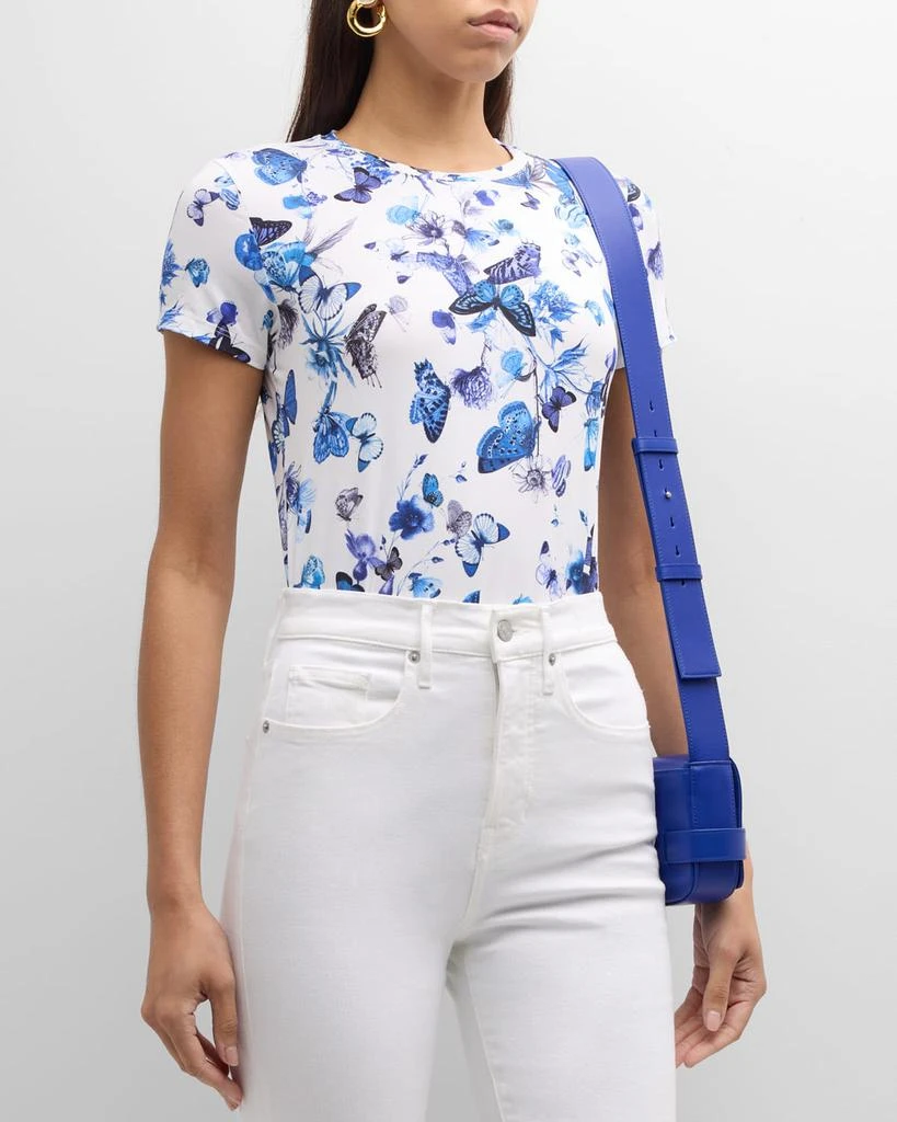 L'Agence Ressi Short-Sleeve Butterfly Tee 1
