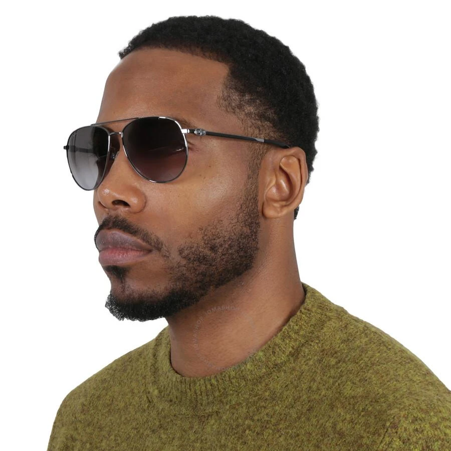 Salvatore Ferragamo Salvatore Ferragamo Dark Grey Gradient Pilot Unisex Sunglasses SF157S 069 60 2