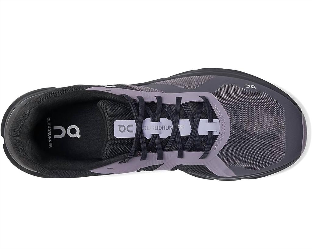 On Running Men's Cloudrunner 1 Running Shoes ( D Width ) In Iron/black