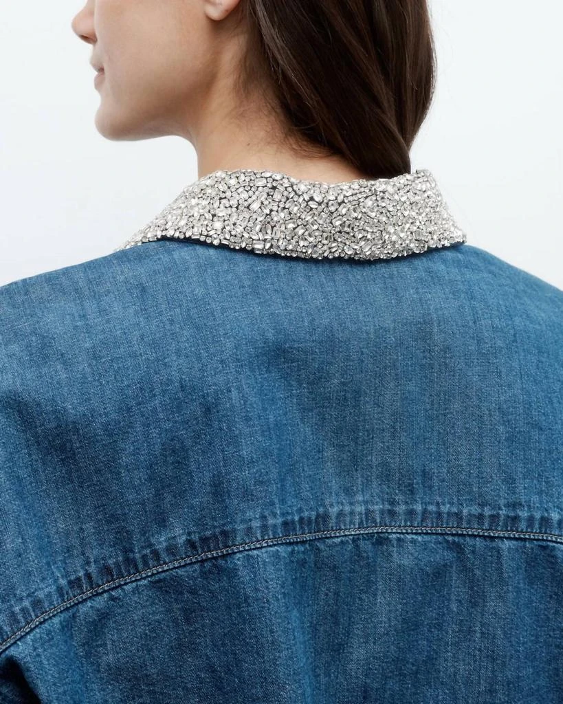 TWP Twp - My Ex
s Denim Jacket With Crystal Collar 4