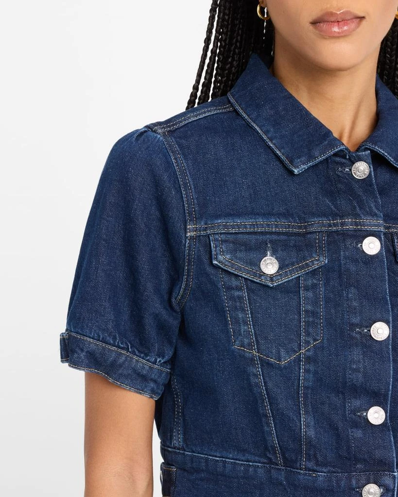 Paige Kendra Short-Sleeve Denim Jacket 5