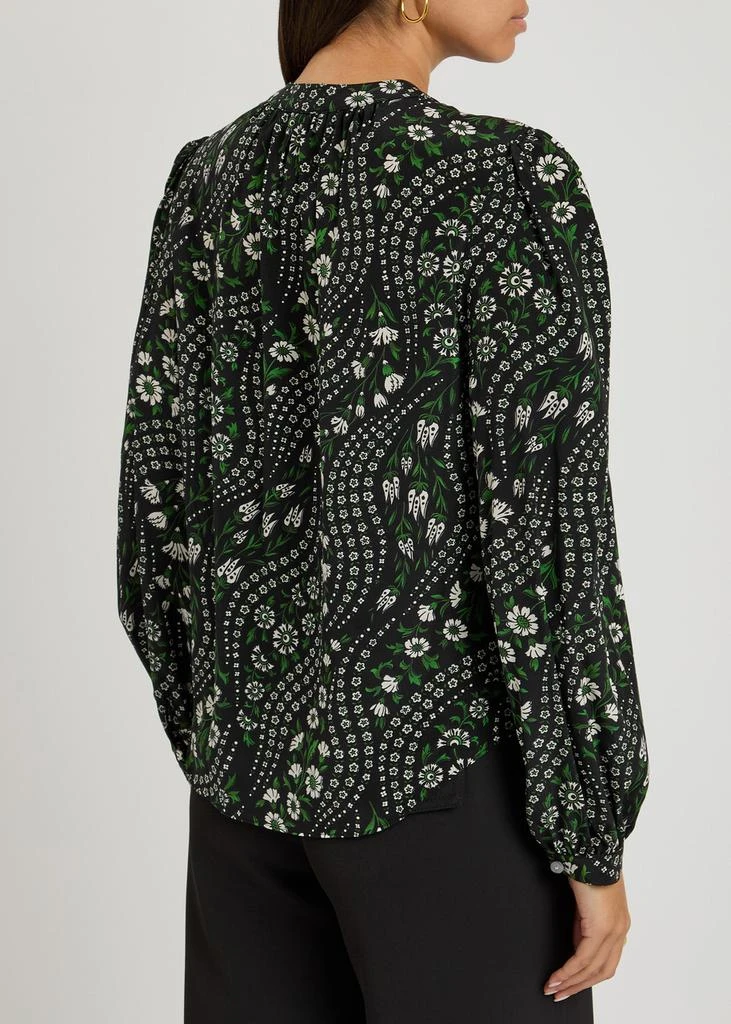 VERONICA BEARD Ashlynn floral stretch-silk blouse 3