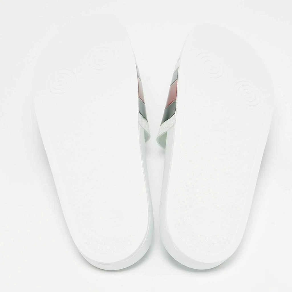 Gucci Gucci White Rubber Pursuit 72 Pool Slides Size 44 6