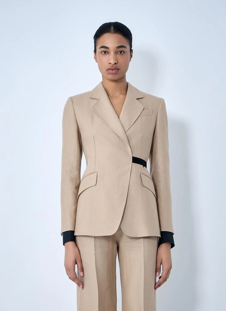 Max Mara Textured Notch Lapel Blazer