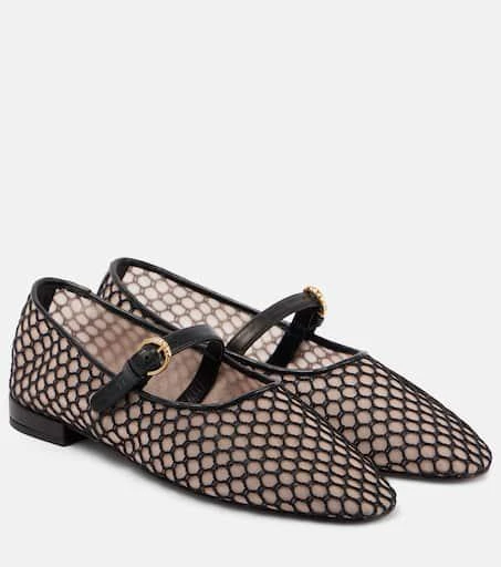 Ulla Johnson Isobel mesh Mary Jane flats 1