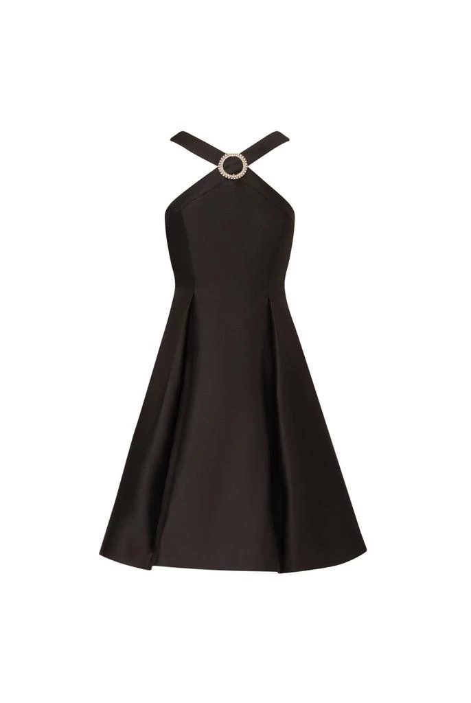 Adrianna Papell Halter mikado short dress 1