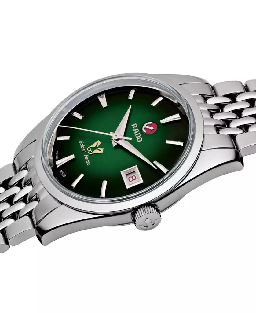Rado Unisex Swiss Automatic Golden Horse 1957 Limited Edition Stainless Steel Bracelet Watch 37mm 2