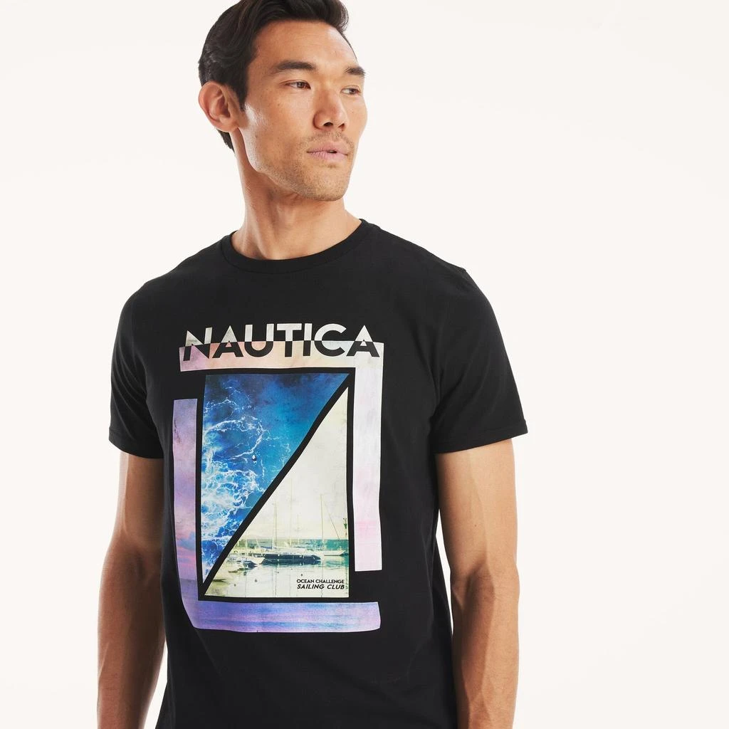 Nautica Mens Modern Sailing Graphic T-Shirt 2