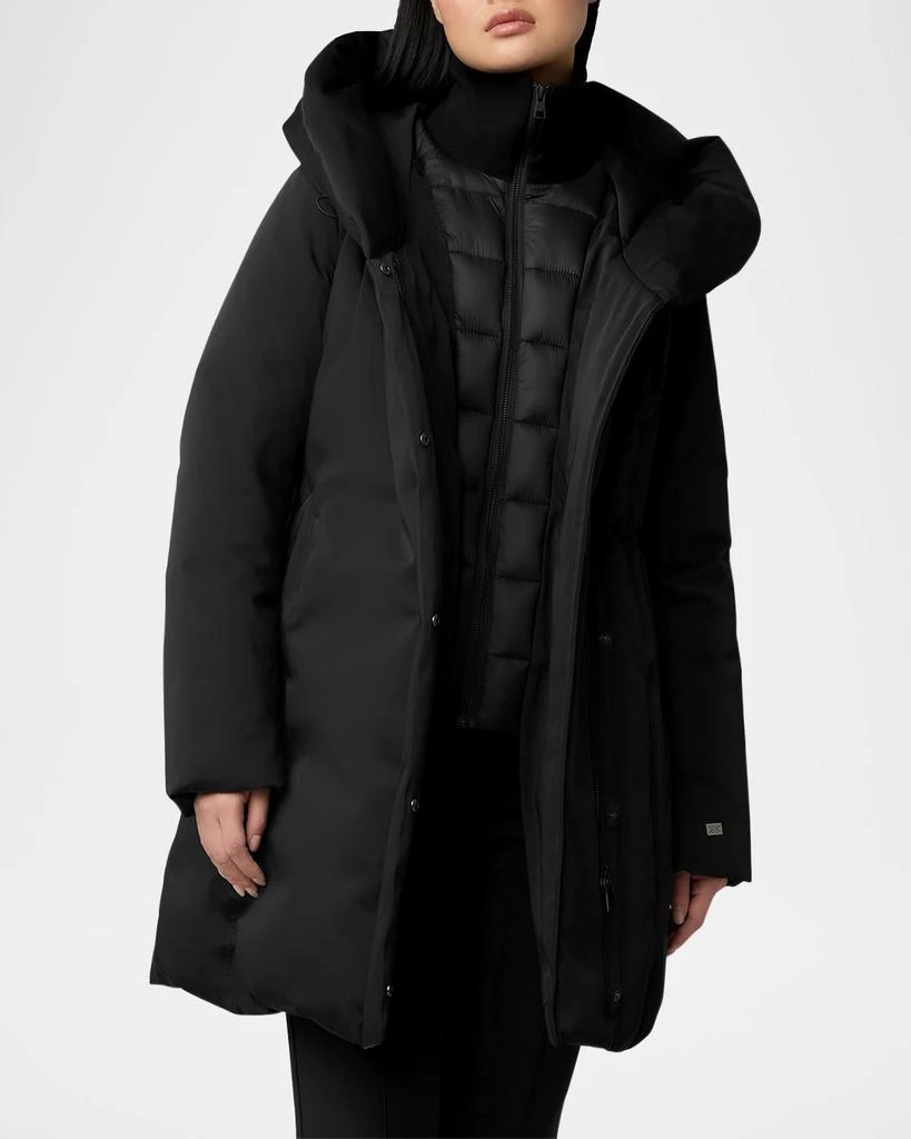 Soia & Kyo Camelia-C Hooded Down Coat 1
