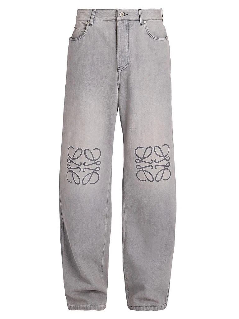 Loewe Anagram Logo Baggy Jeans 1