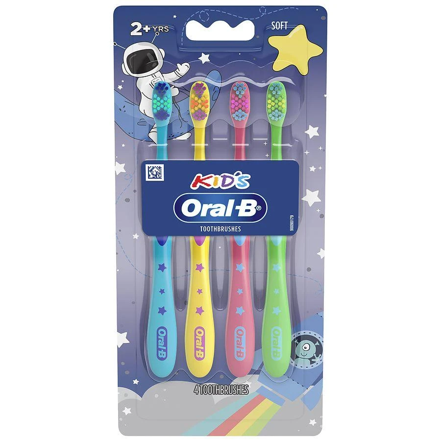 Oral-B Toothbrushes for Ages 2+, Space Designs Soft 2