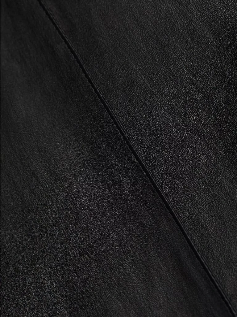 Vince Cropped Flare Stretch-Leather Pants 7